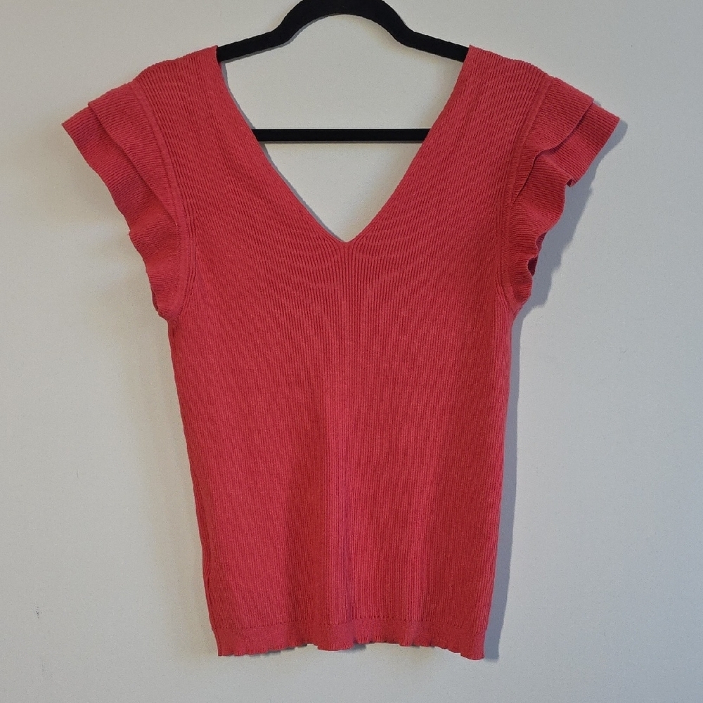 Philosophy, Ruffle V-neck - Picture 4 of 6